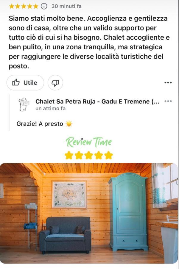 Chalet Sa Petra Ruja - Gadu E Tremene Siniscola Exterior foto